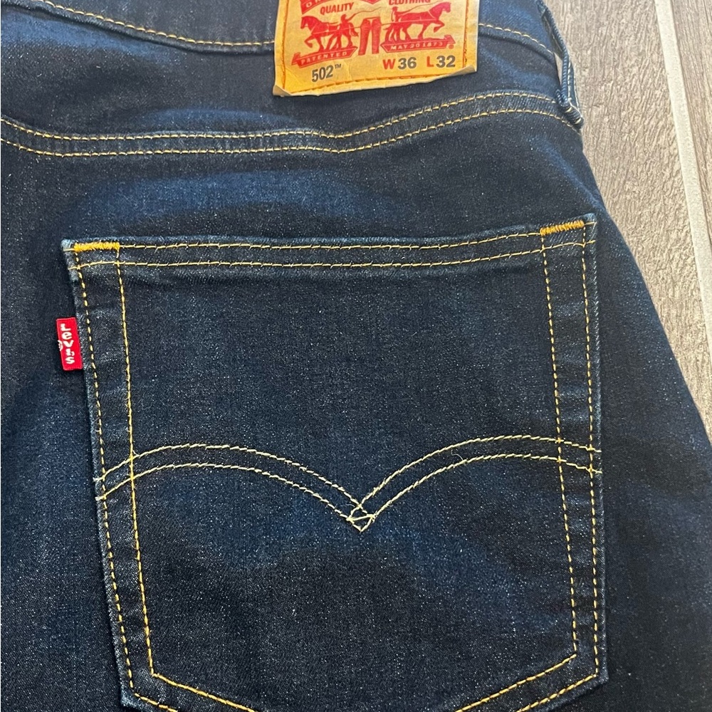 Levi's 502 Men's Blue Jeans, Size 36x32